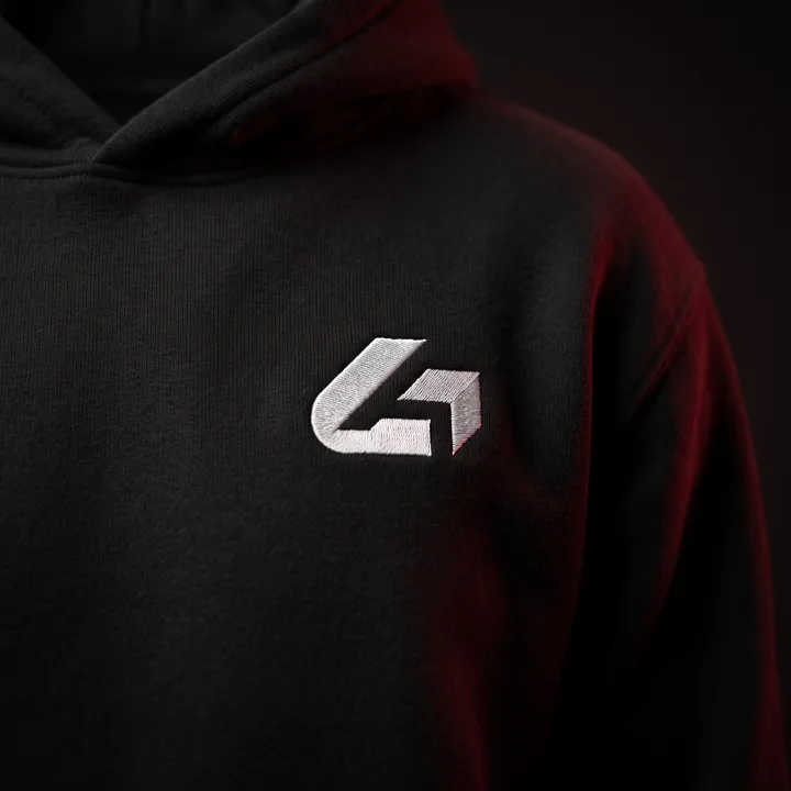 Sudadera con el isotipo bordado